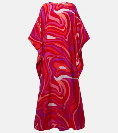 PUCCI MARMO SILK KAFTAN