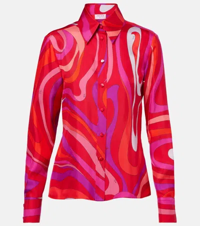 PUCCI MARMO SILK SHIRT