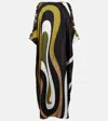 Pucci Marmo Silk Twill Kaftan In Green