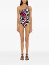 Pucci Marmo Swimsuit In Black