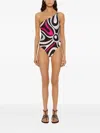 Pucci Marmo Swimsuit In Black