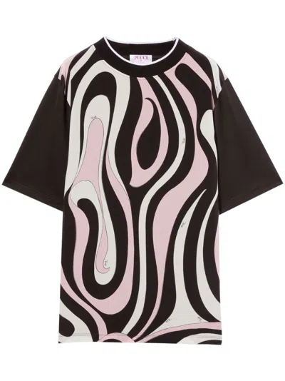 Pucci Marmo T-shirt In Red