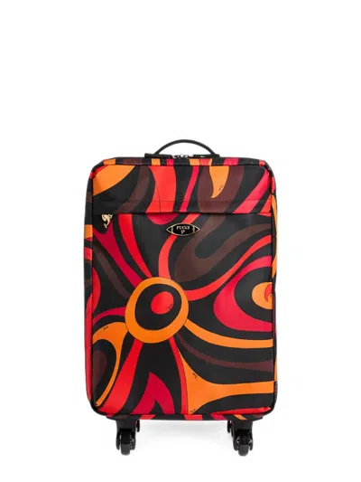 Pucci Marmo-print Cabin Trolley In Blue