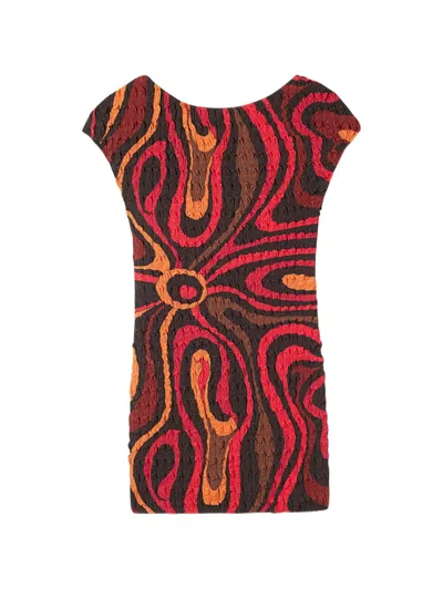Pucci Marmo-print Shibori Dress In Multi