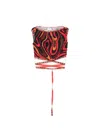 Pucci Marmo-print Wrap-around Top In Multi
