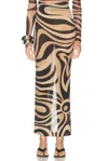 Pucci Maxi Skirt In Brown