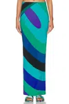 Pucci Maxi Skirt In Green