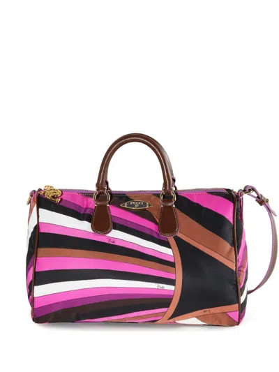 Pucci Medium Keepall Tote Bag In Pink