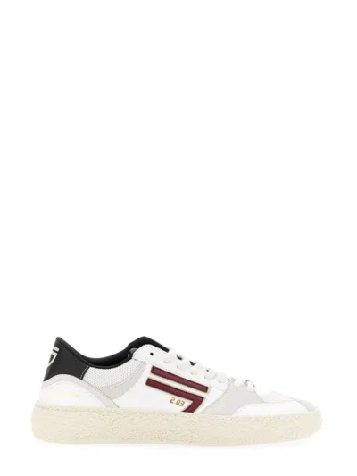Pucci Men White Color-block Uvetta Sneakers In Yellow