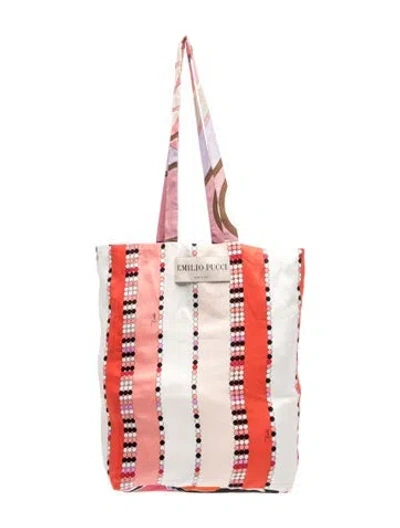 Pre-owned Pucci Messenger Bag In Pink