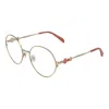 Pucci Gold Women Optical Frames In Gold