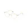 Pucci Gray Metal Frames In Gold