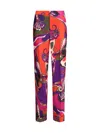 Pucci Mid-rise Straight Pants In Multi