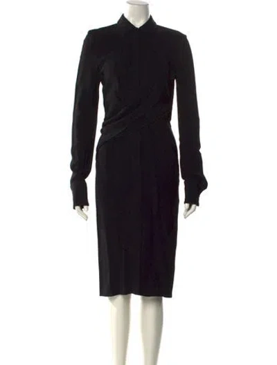 Pre-owned Pucci Midi Length Dress In Black