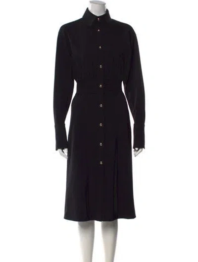 Pre-owned Pucci Midi Length Dress In Black