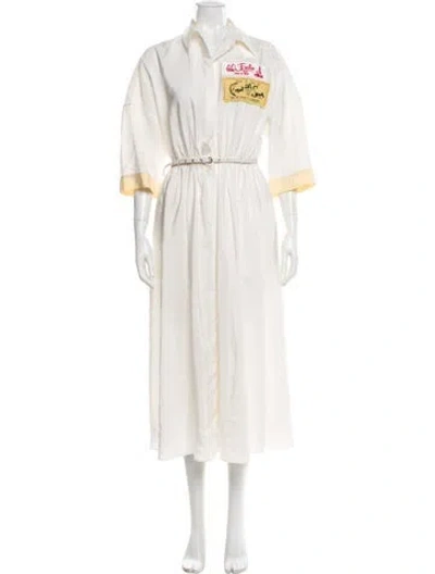 Pre-owned Pucci Midi Length Dress In Neutral