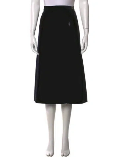 Pre-owned Pucci Midi Length Skirt In Black
