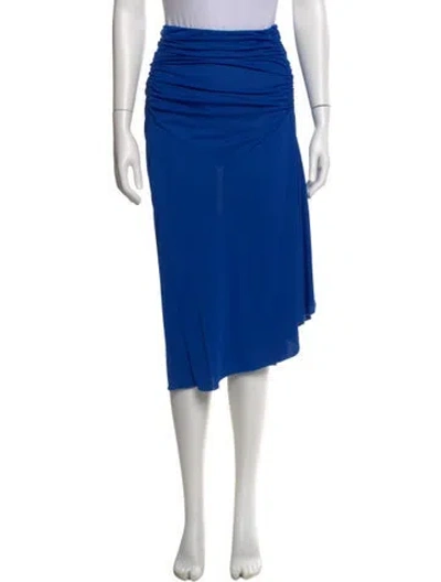 Pre-owned Pucci Midi Length Skirt In Blue