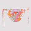Pucci Abstract-print Side-tie Bikini Bottoms In Multi