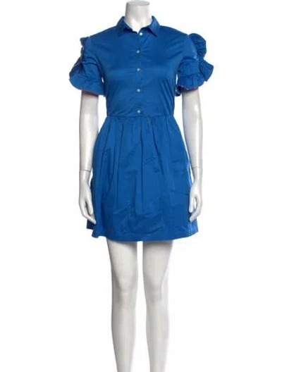 Pre-owned Pucci Mini Dress In Blue
