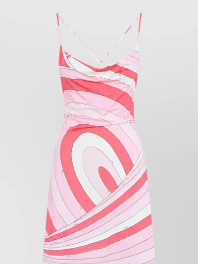 Pucci Jersey Mini Dress In Pink