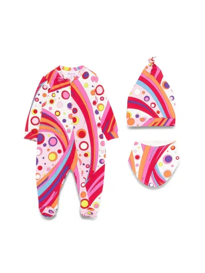 Pucci Kids'  Mini Maternity Set For Girls In Multi