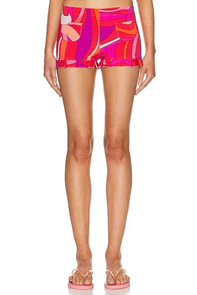 Pucci Mini Short In Pink
