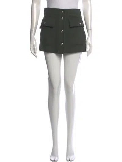 Pre-owned Pucci Mini Skirt In Green