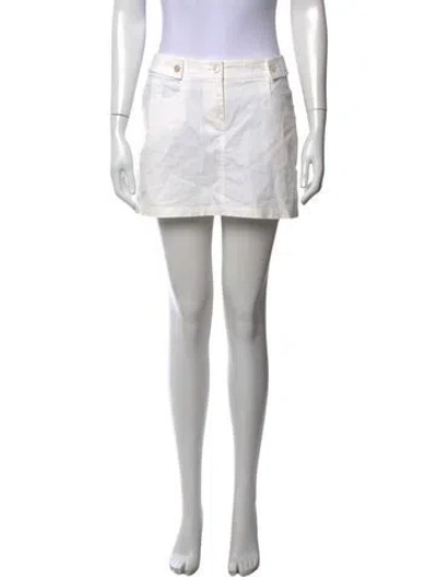 Pre-owned Pucci Mini Skirt In Neutrals