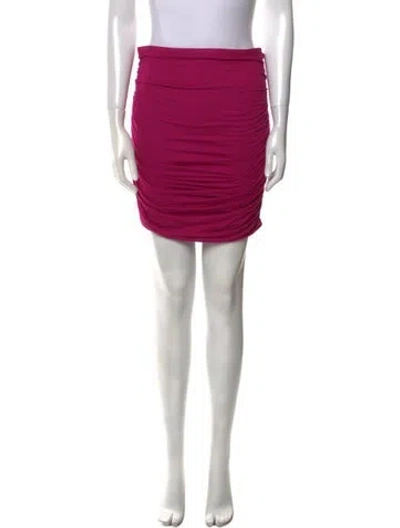 Pre-owned Pucci Mini Skirt In Pink