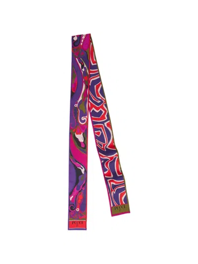Pucci Mixed-print Scarf In Multi