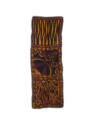 Pucci Mixed Print Silk Stole In Multi