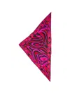 Pucci Mixed Print Silk Triangle Scarf In Multi