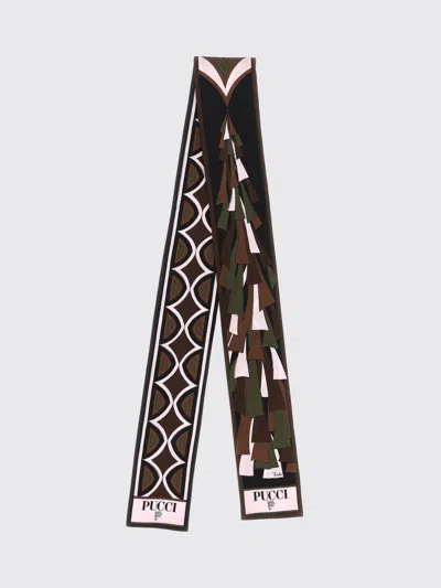 Pucci Multicolor Abstract Print Silk Bandeau