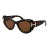 Pucci Multicolor Acetate Sunglasses In Brown