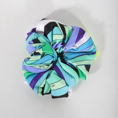 Pucci Iride-print Hair Tie In Animal Print