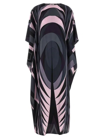 PUCCI MULTICOLOR IRIDE KAFTAN