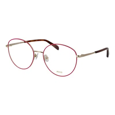 Pucci Multicolor Metal Glasses (frames) In Pink