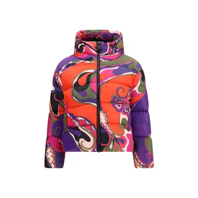 PUCCI MULTICOLOR POLYAMIDE SHELL JACKET