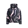 Pucci Multicolor Polyamide Shell Jacket In Blue