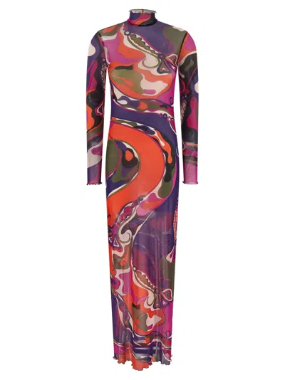 Pucci Multicolor Printed Maxi Dress