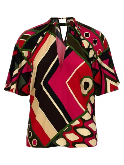 PUCCI MULTICOLOR PRINTED TOP