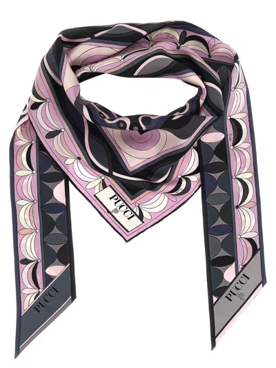 Pucci Multicolor Printed Triangle Scarf
