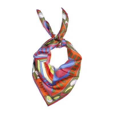 Pucci Multicolor Silk Scarf