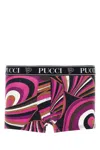 Pucci Multicolor Stretch Cotton Boxer Set In Bconerofuxiamarr