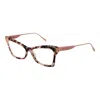 Pucci Multicolor Women Optical Frames In Gold