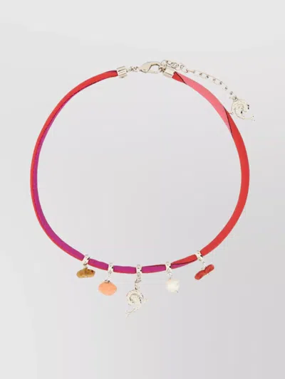 Pucci Necklace Pendants Cord Beads Charms Adjustable