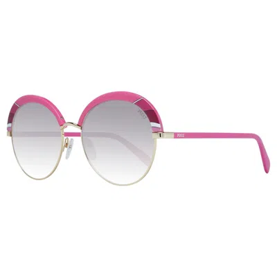 Pre-owned Pucci New Emilio  Sunglasses With Case In Gray