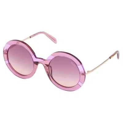 Pre-owned Pucci New Stunning Emilio  Pink 70's Vibe Sunglasses With Case