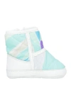 Pucci Newborn Girl Newborn Shoes Light Blue Size 3 Textile Fibers In Multi